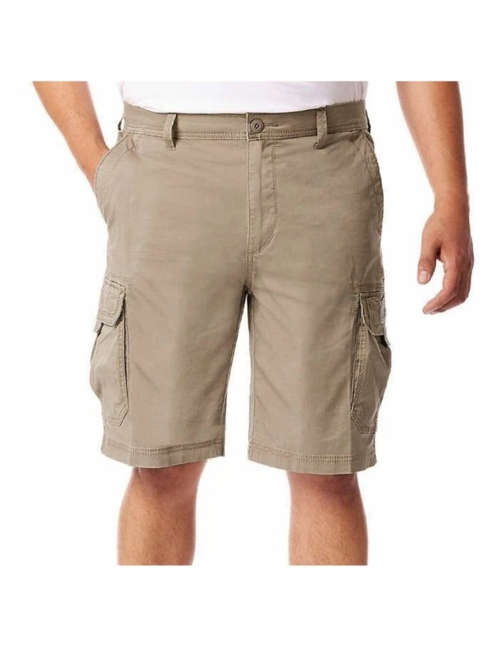 NWT Unionbay Men's 38 Tan Cargo Shorts Cotton Blend Casual Outdoor Wear
